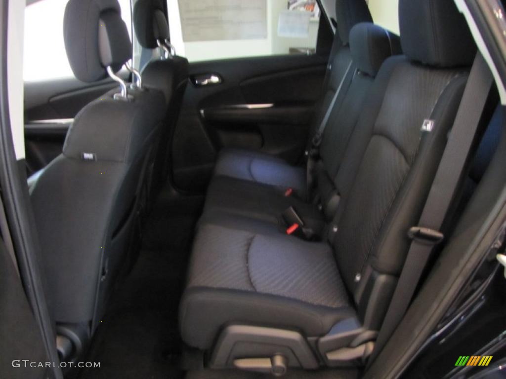 Black Interior 2011 Dodge Journey Mainstreet Photo #44740218