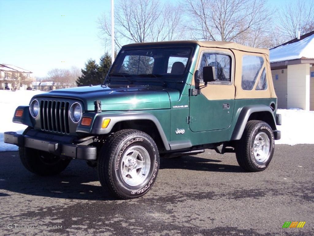 Forest Green 2001 Jeep Wrangler SE 4x4 Exterior Photo #44740234