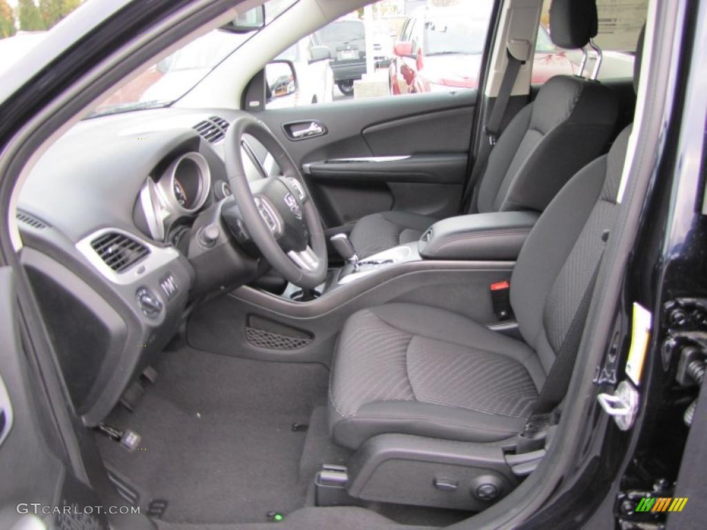 Black Interior 2011 Dodge Journey Crew Photo #44740407