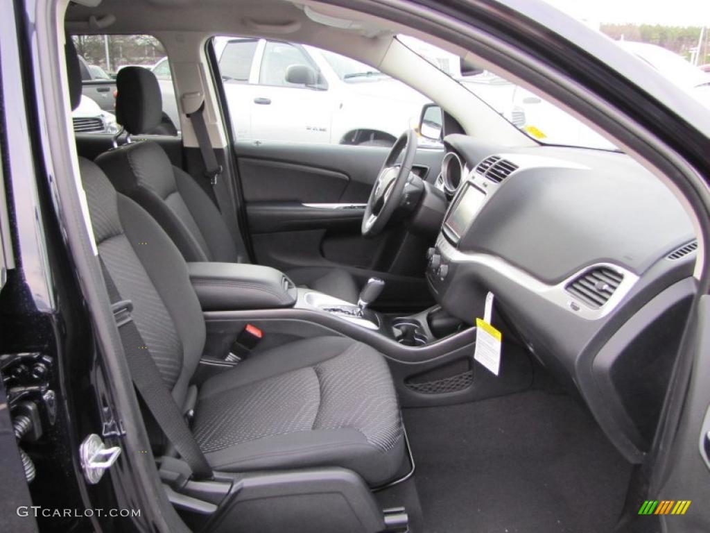 Black Interior 2011 Dodge Journey Crew Photo #44740455
