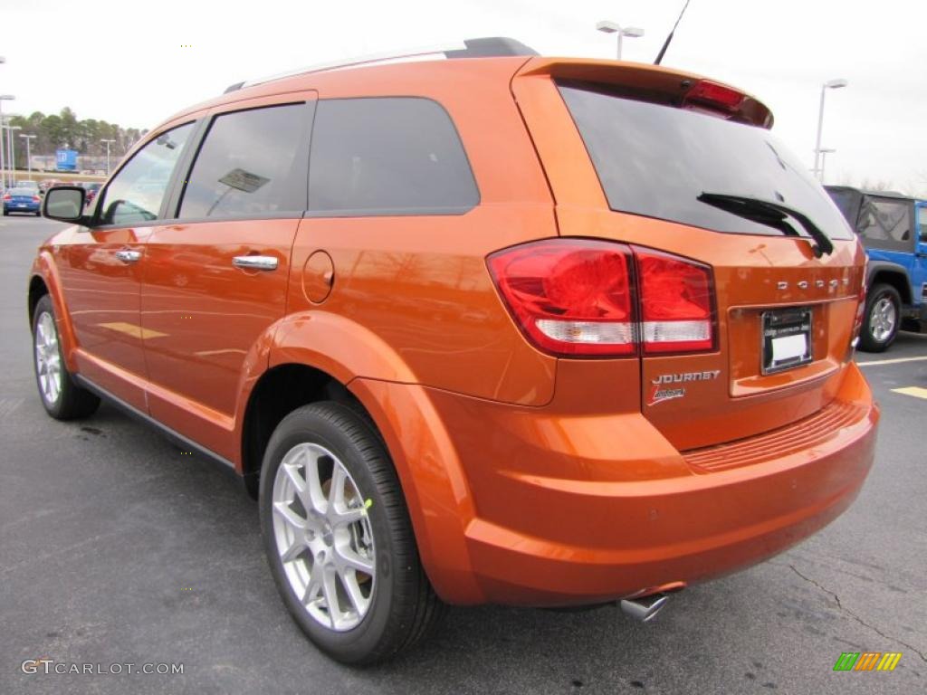 Mango Tango Pearl 2011 Dodge Journey Crew Exterior Photo #44740799