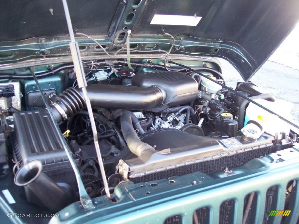 2001 Jeep Wrangler SE 4x4 2.5 Liter OHV 8-Valve 4 Cylinder Engine Photo #44740807