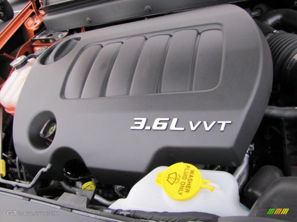 2011 Dodge Journey Crew 3.6 Liter DOHC 24-Valve VVT Pentastar V6 Engine Photo #44740991