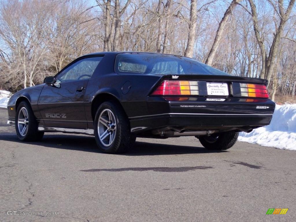 Black 1985 Chevrolet Camaro IROC-Z Exterior Photo #44741155