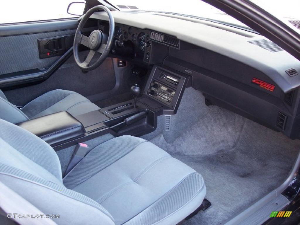1985 Chevrolet Camaro IROC-Z Gray Dashboard Photo #44741551