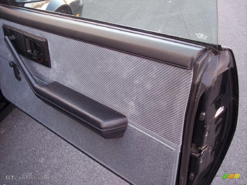 1985 Chevrolet Camaro IROC-Z Gray Door Panel Photo #44741567