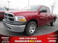 2011 Deep Cherry Red Crystal Pearl Dodge Ram 1500 ST Quad Cab  photo #1