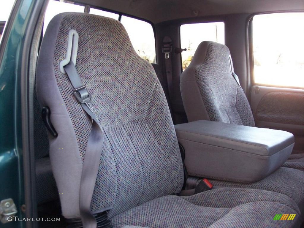 Gray Interior 1998 Dodge Ram 1500 Sport Extended Cab 4x4 Photo #44742423