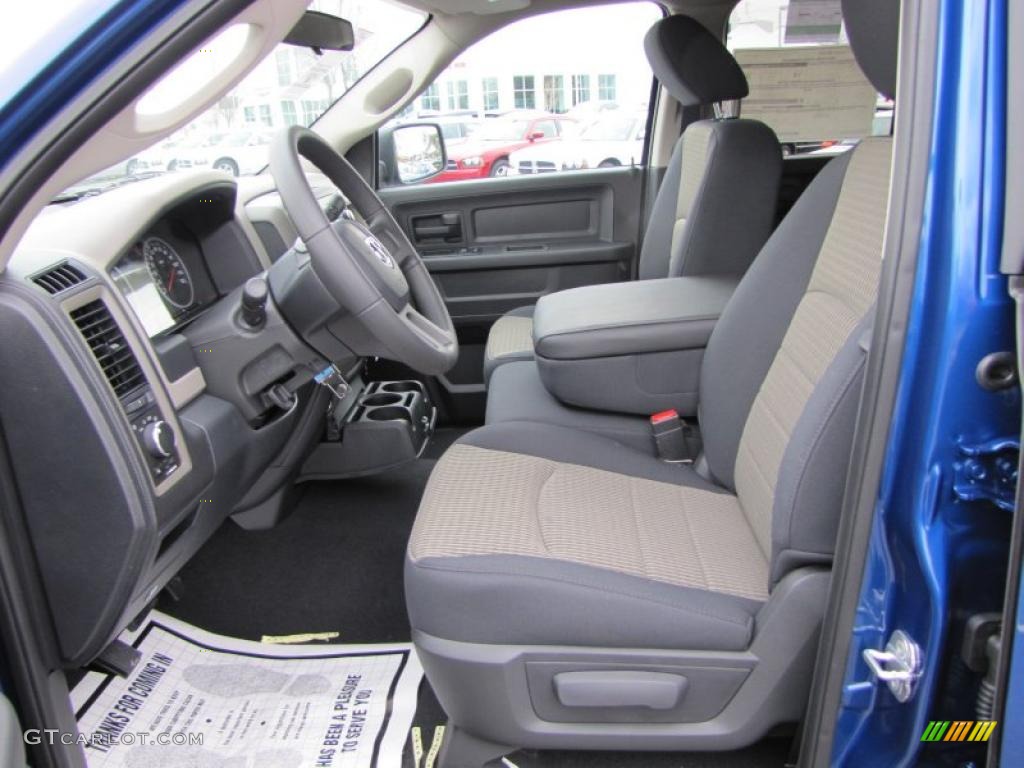 2011 Ram 1500 ST Quad Cab - Deep Water Blue Pearl / Dark Slate Gray/Medium Graystone photo #6