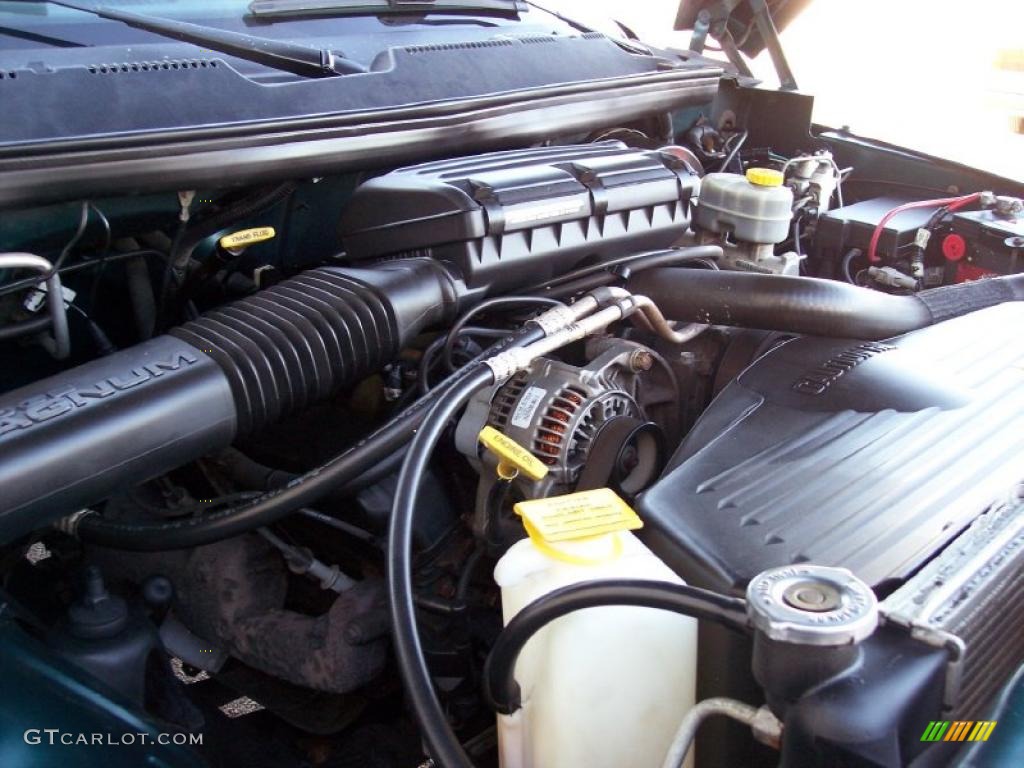 1998 Dodge Ram 1500 Sport Extended Cab 4x4 5.2 Liter OHV 16-Valve V8 Engine Photo #44742611