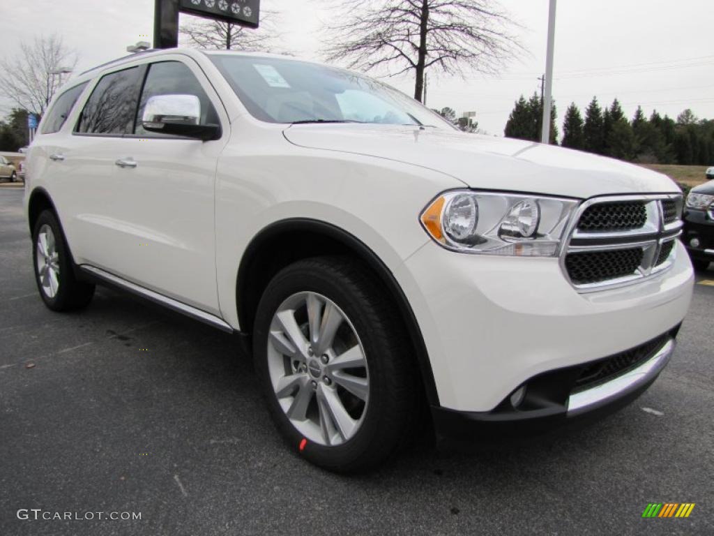 Stone White 2011 Dodge Durango Crew Lux Exterior Photo #44743239