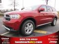 2011 Inferno Red Crystal Pearl Dodge Durango Crew 4x4  photo #1