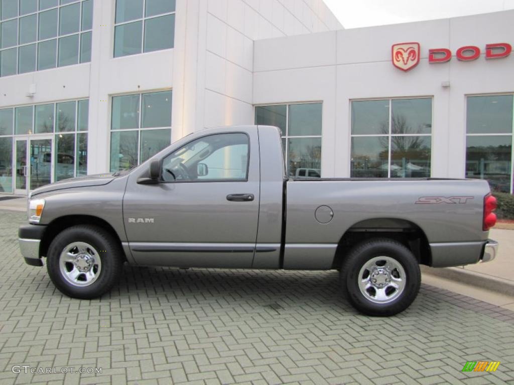 Mineral Gray Metallic 2008 Dodge Ram 1500 SXT Regular Cab Exterior Photo #44743879