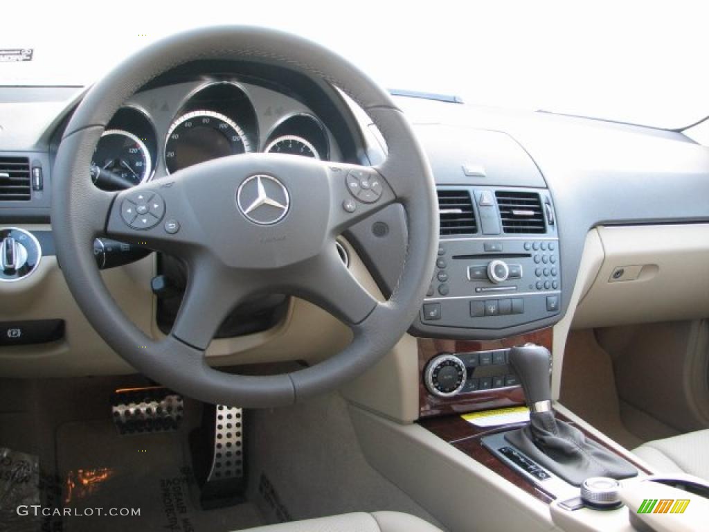 Almond/Mocha Interior 2011 Mercedes-Benz C 300 Sport 4Matic Photo #44743883