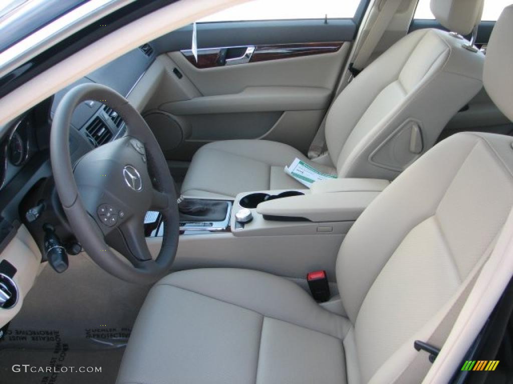 Almond/Mocha Interior 2011 Mercedes-Benz C 300 Sport 4Matic Photo #44743919
