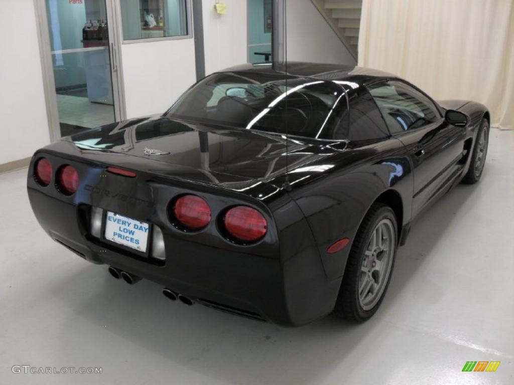 Black 2003 Chevrolet Corvette Z06 Exterior Photo #44744423