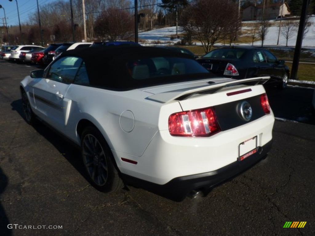 2011 Mustang GT/CS California Special Convertible - Performance White / CS Charcoal Black/Carbon photo #2