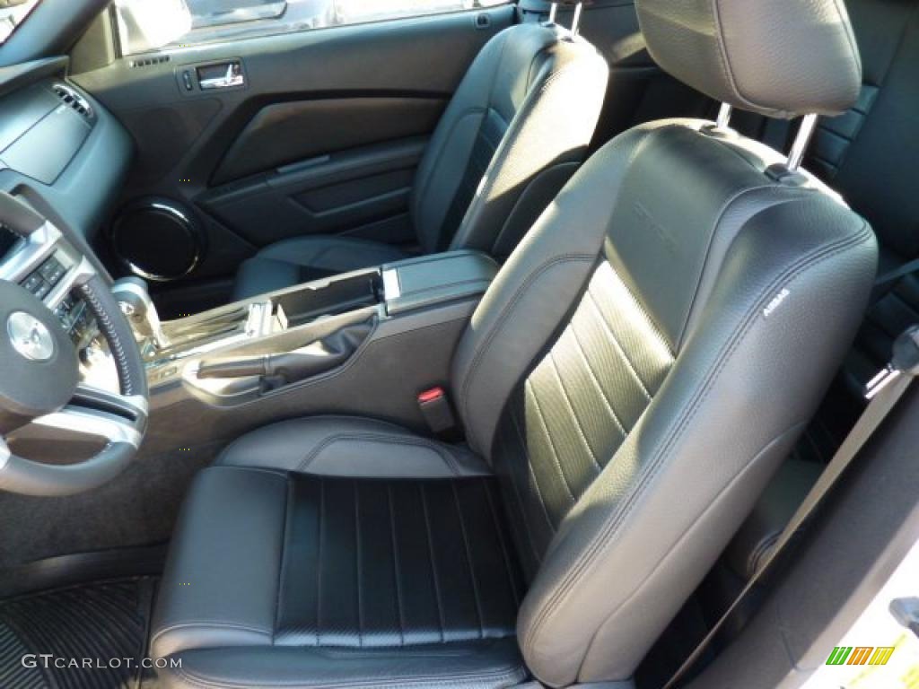 CS Charcoal Black/Carbon Interior 2011 Ford Mustang GT/CS California Special Convertible Photo #44745171