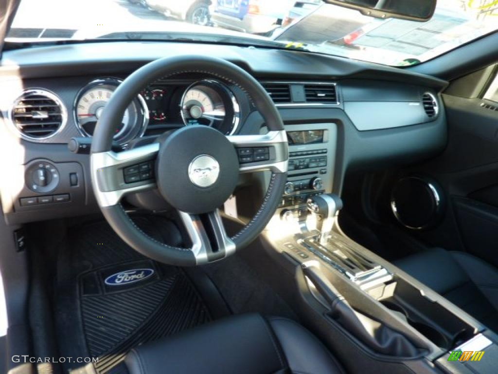 2011 Ford Mustang GT/CS California Special Convertible CS Charcoal Black/Carbon Dashboard Photo #44745203