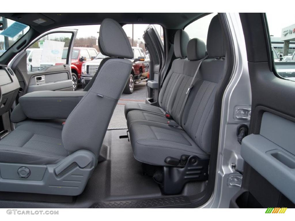 Steel Gray Interior 2011 Ford F150 XL SuperCab Photo #44745947