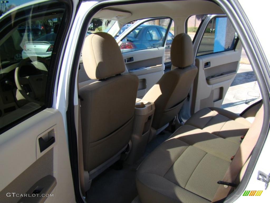 2009 Escape XLT V6 - White Suede / Camel photo #13