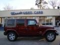 2008 Red Rock Crystal Pearl Jeep Wrangler Unlimited Sahara  photo #1