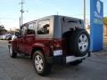 2008 Red Rock Crystal Pearl Jeep Wrangler Unlimited Sahara  photo #7