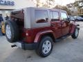 2008 Red Rock Crystal Pearl Jeep Wrangler Unlimited Sahara  photo #9