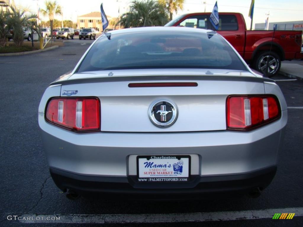 2011 Mustang V6 Coupe - Ingot Silver Metallic / Charcoal Black photo #7