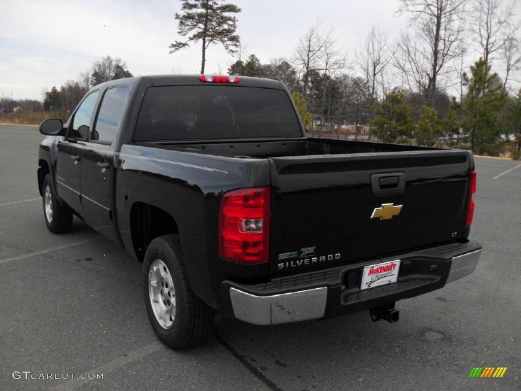 2011 Silverado 1500 LT Crew Cab - Black / Ebony photo #2