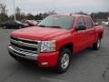 2011 Victory Red Chevrolet Silverado 1500 LT Crew Cab 4x4  photo #1