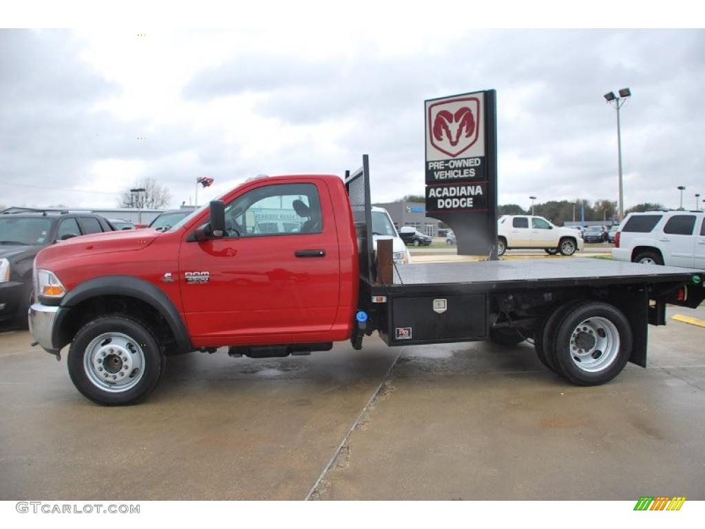 2011 Ram 4500 HD ST Regular Cab Chassis - Flame Red / Dark Slate/Medium Graystone photo #2