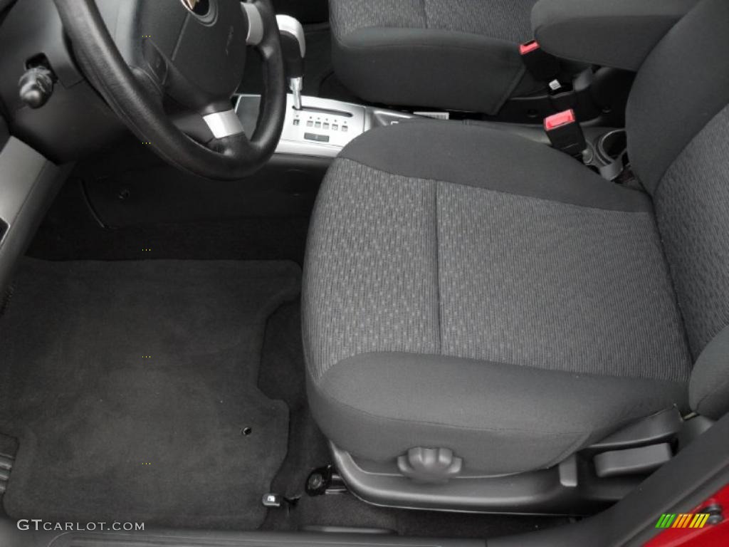 Charcoal Interior 2010 Chevrolet Aveo LT Sedan Photo #44750735