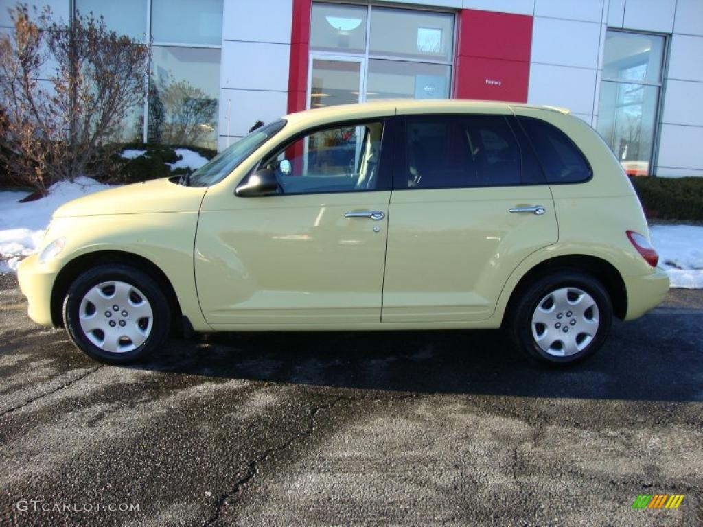 2007 PT Cruiser Touring - Pastel Yellow / Pastel Pebble Beige photo #2