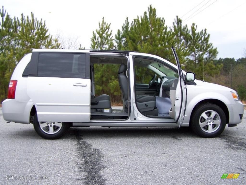 2008 Grand Caravan SXT - Bright Silver Metallic / Dark Slate/Light Shale photo #13