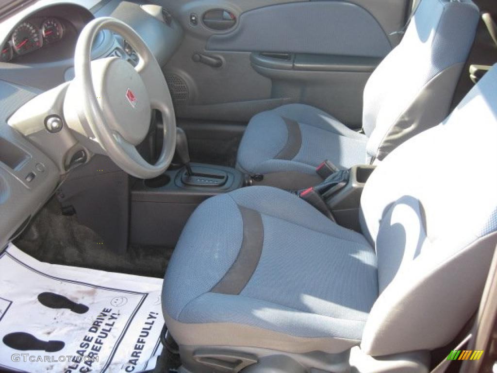 Gray Interior 2003 Saturn ION 2 Quad Coupe Photo #44753919