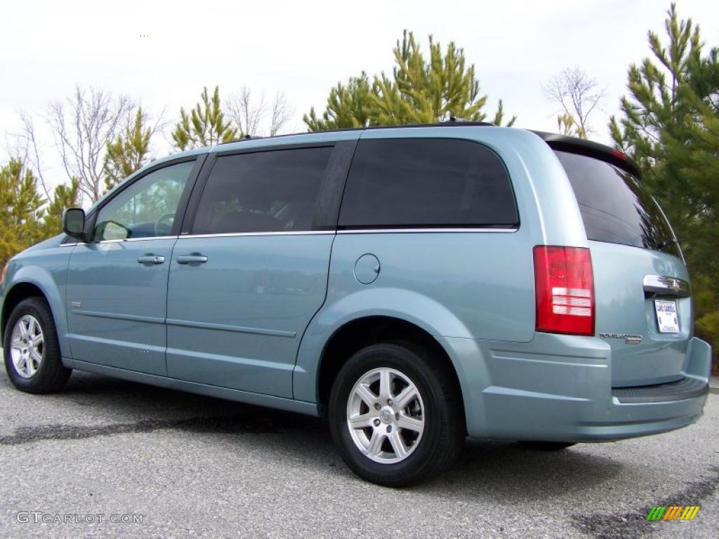 2008 Town & Country Touring Signature Series - Clearwater Blue Pearlcoat / Medium Slate Gray/Light Shale photo #4