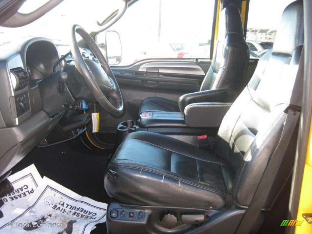Black Interior 2006 Ford F350 Super Duty Amarillo Edition Crew Cab 4x4 Photo #44755009