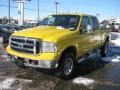 Blazing Yellow 2006 Ford F350 Super Duty Amarillo Edition Crew Cab 4x4 Exterior