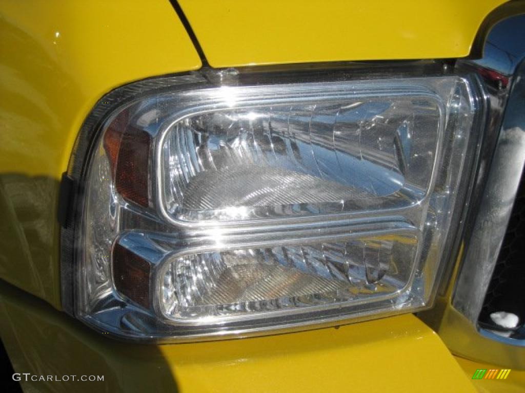 2006 F350 Super Duty Amarillo Edition Crew Cab 4x4 - Blazing Yellow / Black photo #15