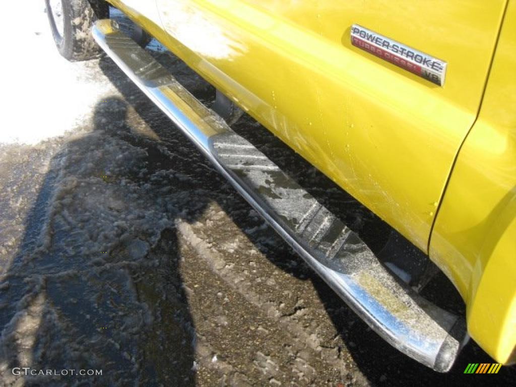 2006 F350 Super Duty Amarillo Edition Crew Cab 4x4 - Blazing Yellow / Black photo #18