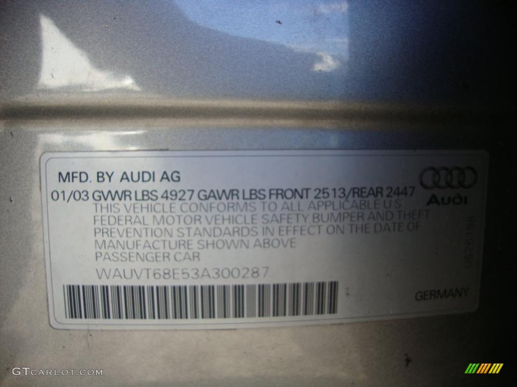 2003 A4 3.0 quattro Avant - Canvas Beige Metallic / Ebony photo #61