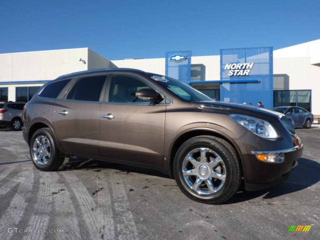 2009 Enclave CXL AWD - Cocoa Metallic / Cocoa/Cashmere photo #1