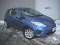 2011 Blue Flame Metallic Ford Fiesta SE Hatchback  photo #2