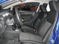 Charcoal Black/Blue Cloth 2011 Ford Fiesta SE Hatchback Interior Color