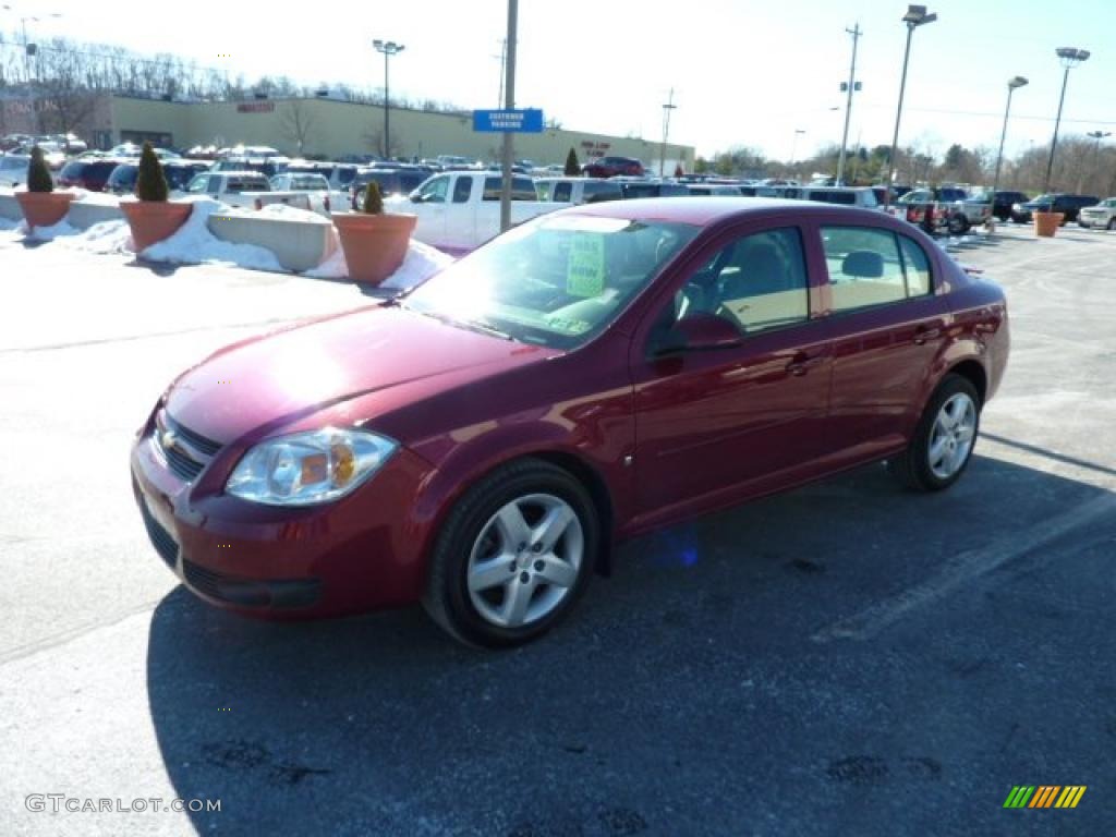 2007 Cobalt LT Sedan - Sport Red Tint Coat / Gray photo #3