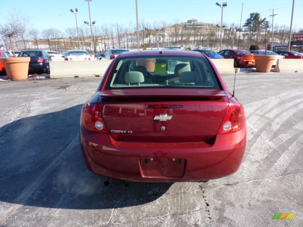 2007 Cobalt LT Sedan - Sport Red Tint Coat / Gray photo #6