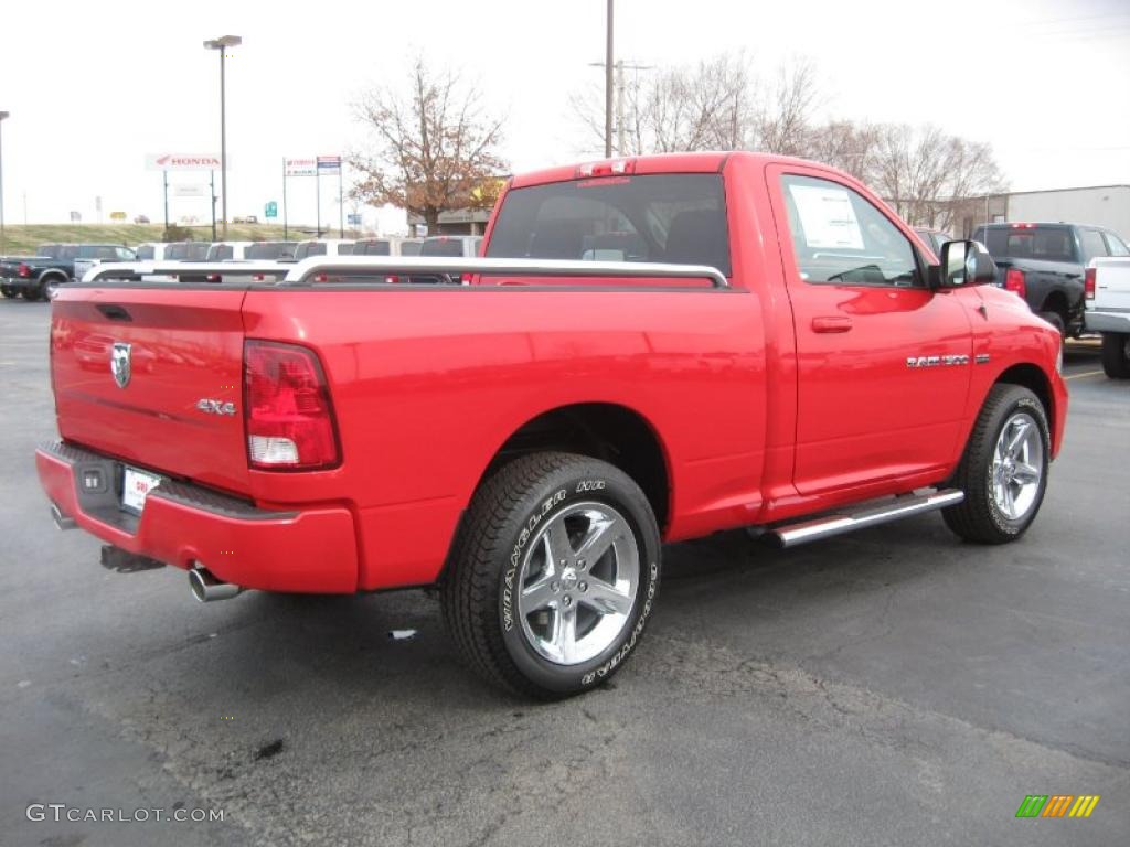 Flame Red 2011 Dodge Ram 1500 Sport Regular Cab 4x4 Exterior Photo #44759315