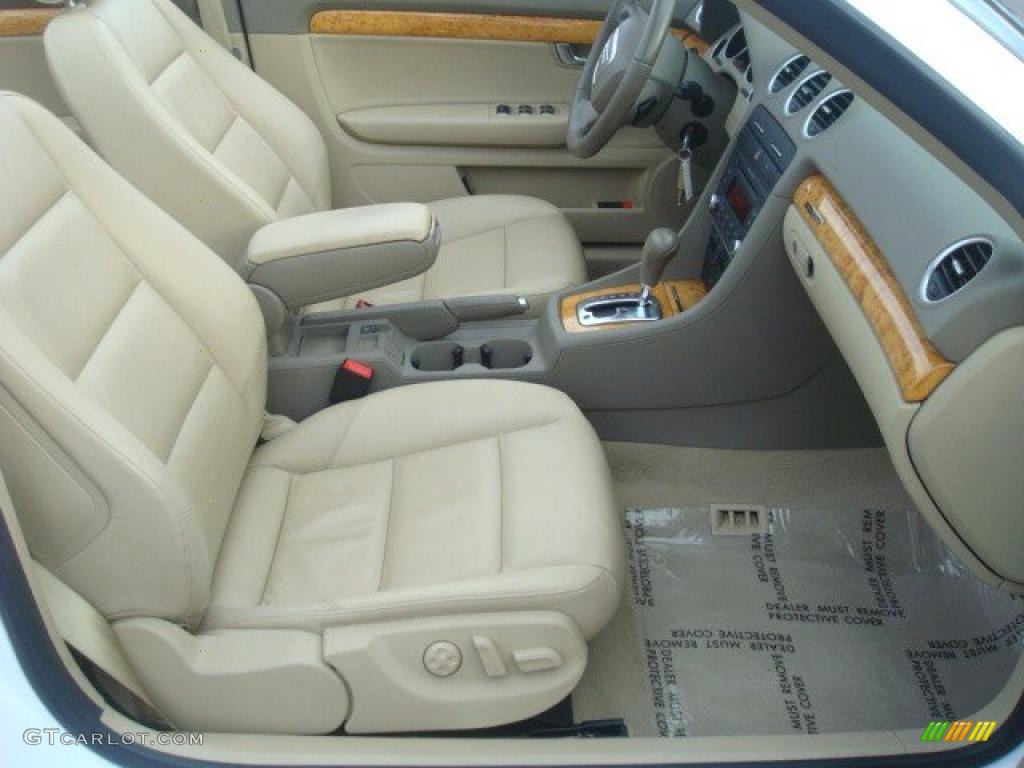 Beige Interior 2007 Audi A4 3.2 quattro Cabriolet Photo #44759687