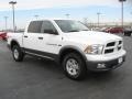 2011 Bright White Dodge Ram 1500 SLT Outdoorsman Crew Cab 4x4  photo #3